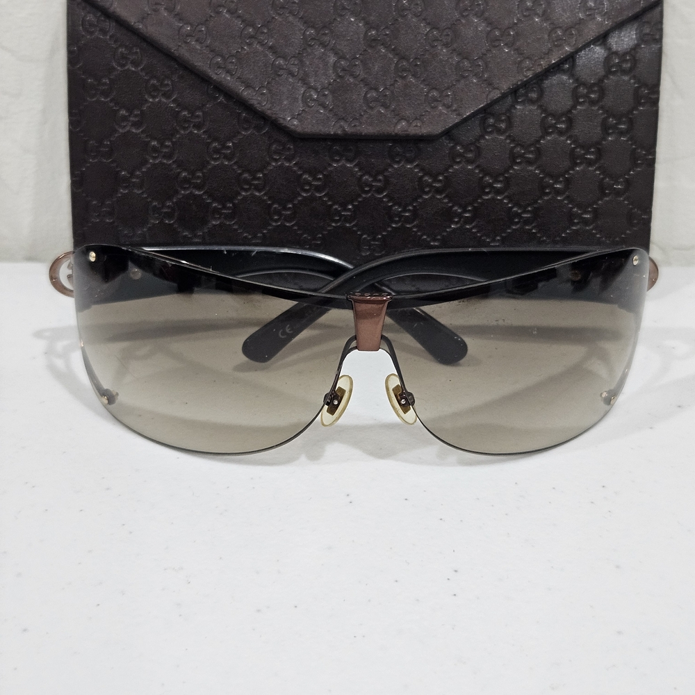 Gucci Brown Sunglasses with Case - Picture 2 of 8